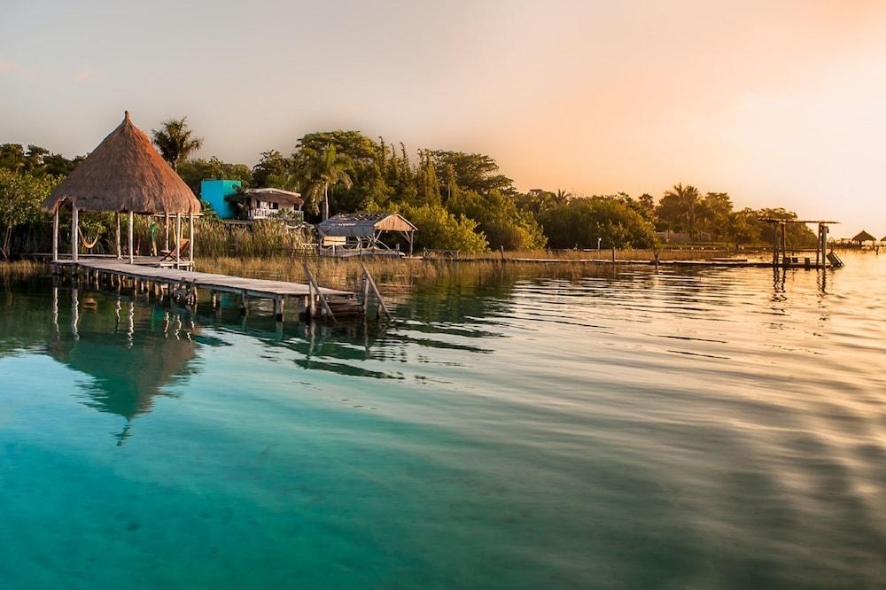 Hotel Laguna Bacalar Bagian luar foto